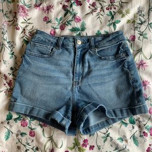 Medium Wash American Eagle Jean Shorts
